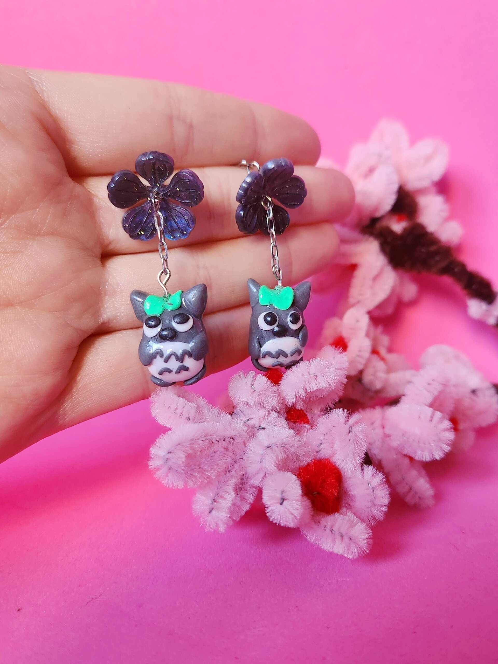 Pendientes Totoro - 2